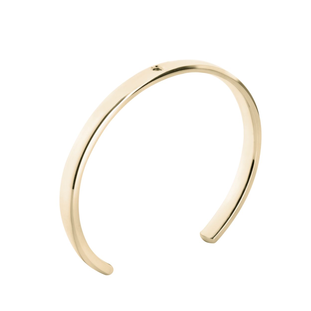 Melano twisted tyra armband - goudkleurig - dames - maat medium
