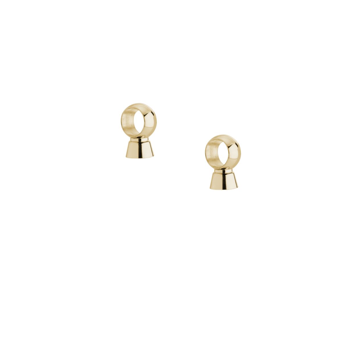 MelanO Twisted Tara hangers - dames - goudkleurig - 8.5mm (one size)