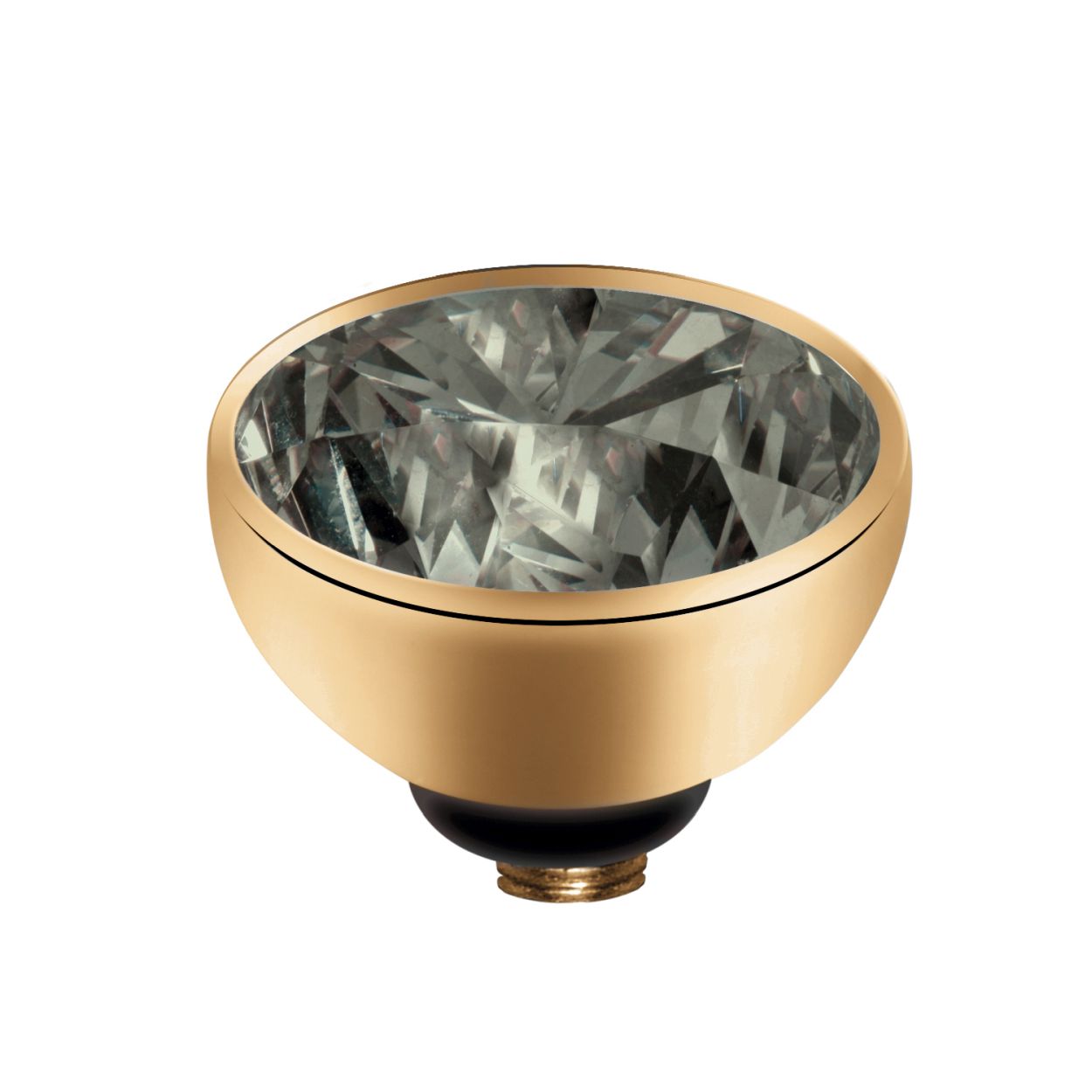 Het Melano Twisted Basic cz steentje is verkrijgbaar in twee formaten en in 23 trendy kleurtjes. De zetting is vervaardigd uit edelstaal en het steentje zelf uit Zirkonia of Swarovski® kristallen.
