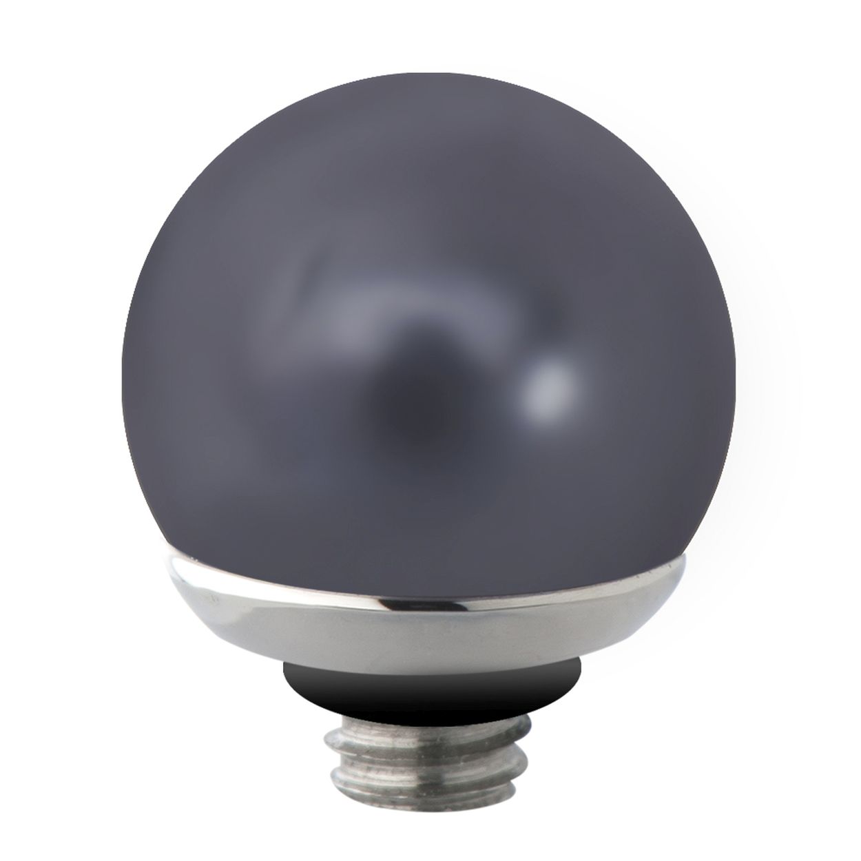 Twisted Pearl Meddy, Stainless Stee