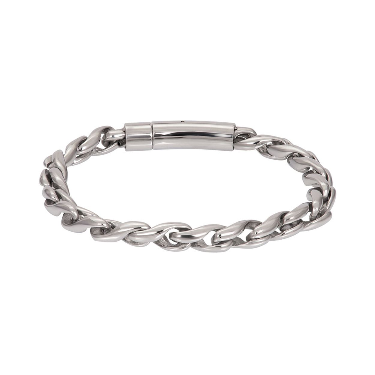 Dit is een zilverkleurige armband in maat 20 uit de collectie Myanmar