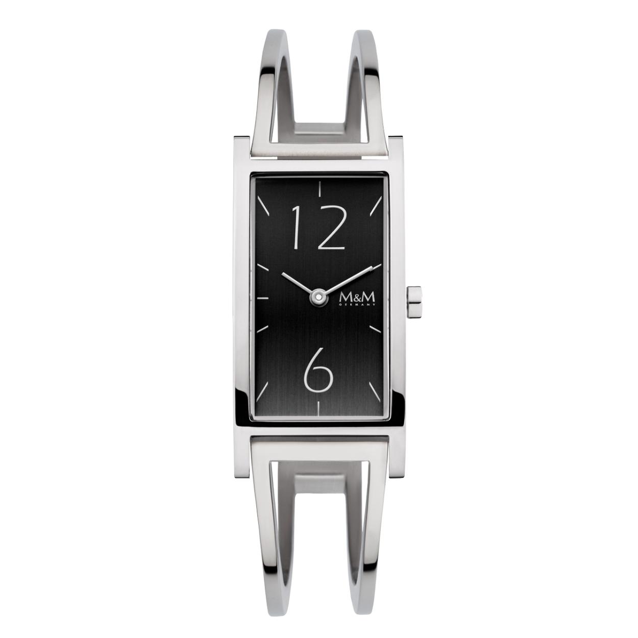 Dit M&M horloge is een dameshorloge. De diameter van de kast is 42 x 20 mm. De kast is zilver van kleur. De band is gemaakt van edelstaal en is zilver van kleur. Het glas van het horloge is gemaakt van gehard mineraal. De waterdichtheid is 3 ATM.