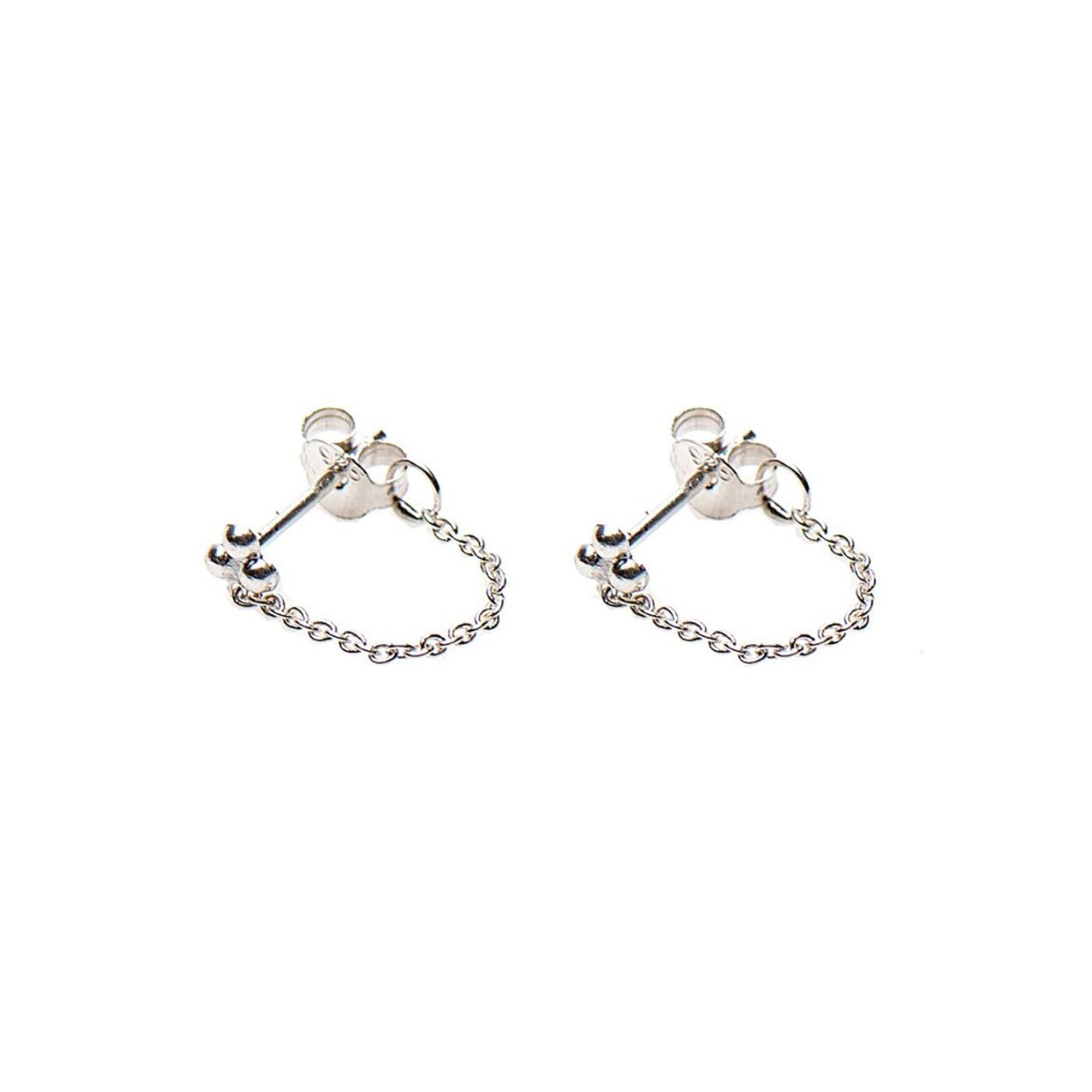 Karma Chain Triple Dots Silver earstuds
(10)
