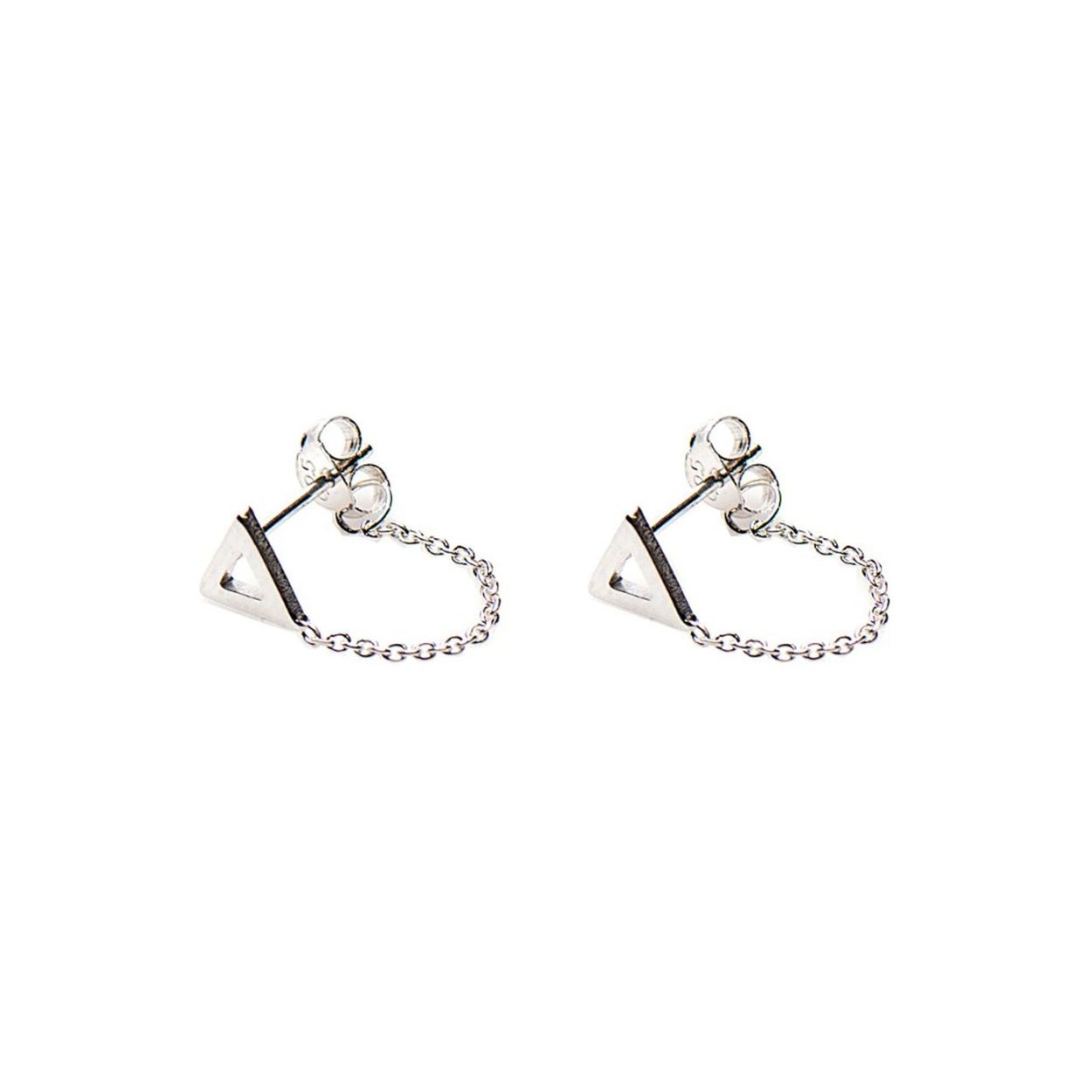 Karma Chain Open Triangle Silver earstuds
(26)