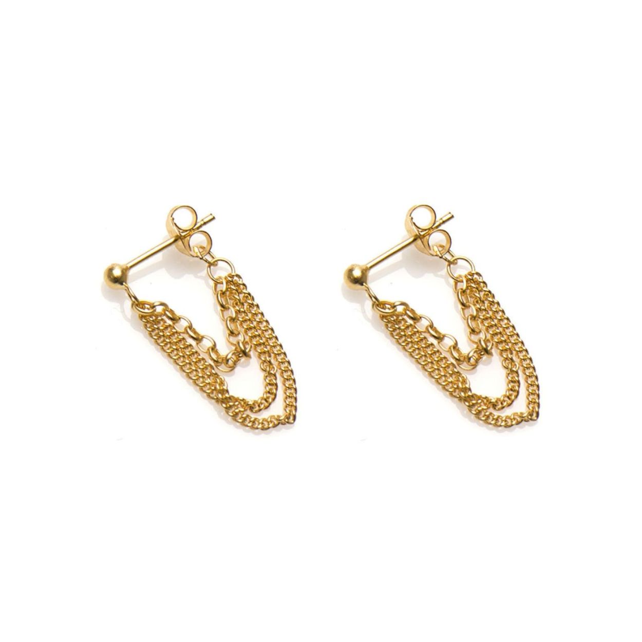 Karma Multi Chain Silver Goldplated