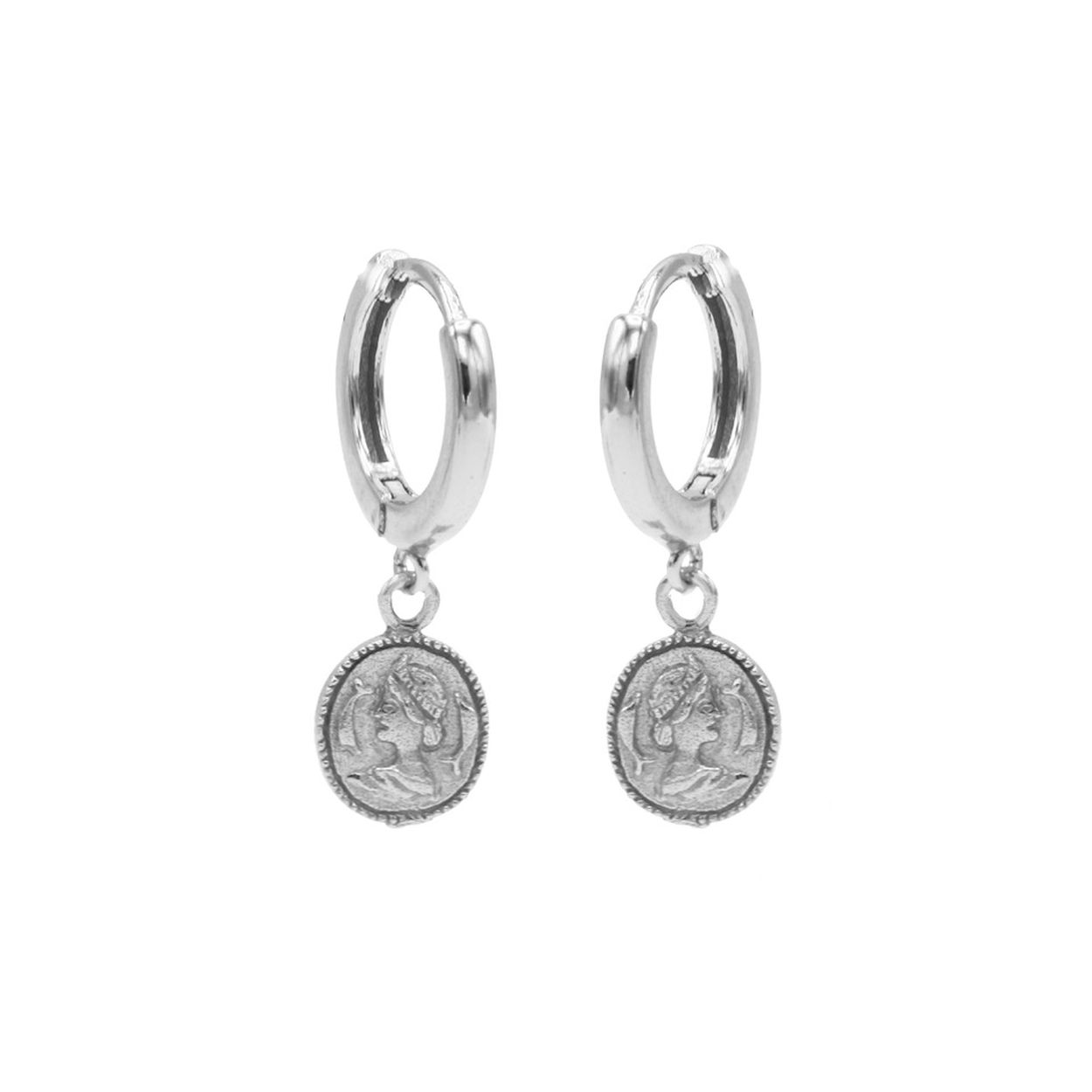 Hoops Symbols Coin Silver