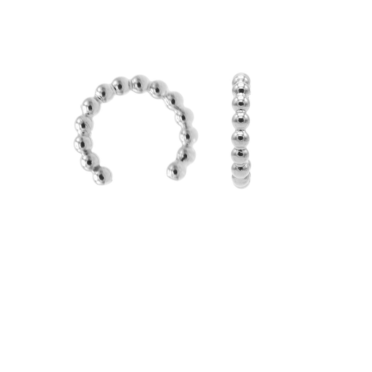 karma Earcuff Plain Dots Zilver