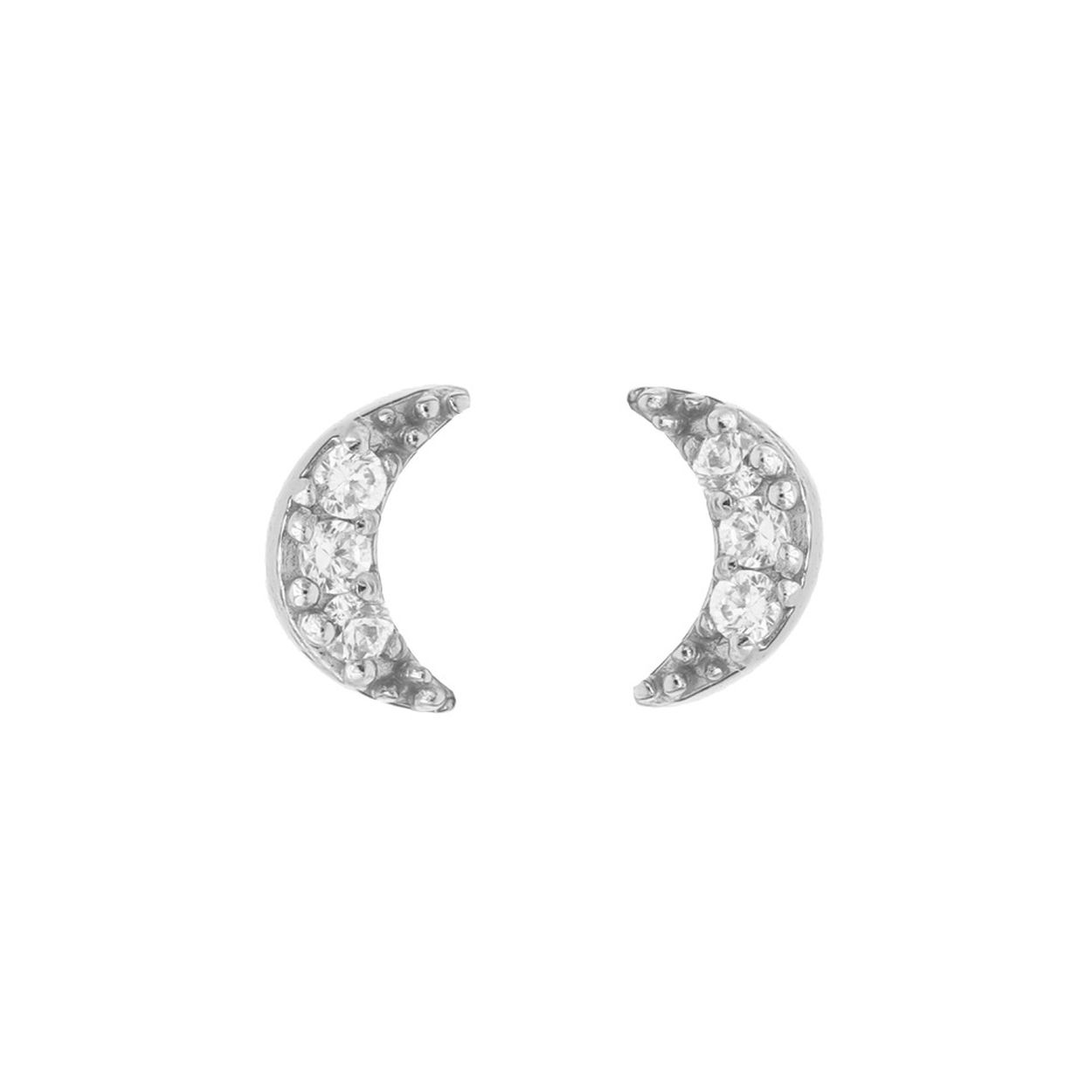 Karma Zirconia Symbols Moon 2 Zilver