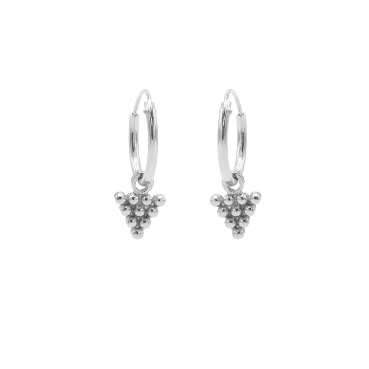 Hoops Symbols 10 Dots Triangle Silver