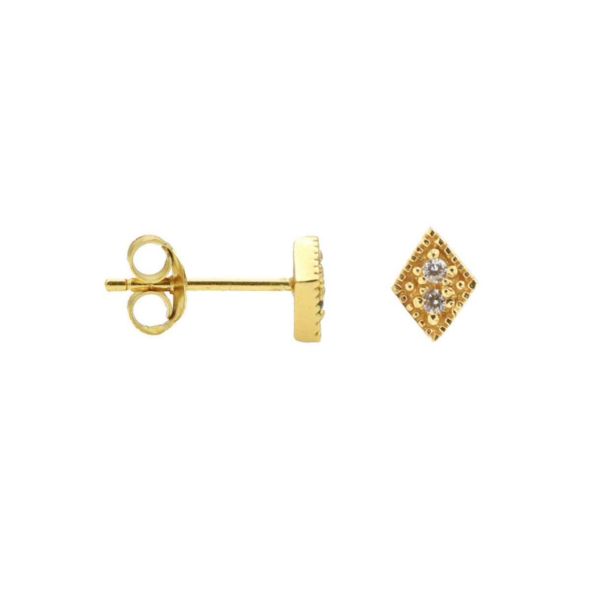 Karma Zirconia Symbols zilver verguld