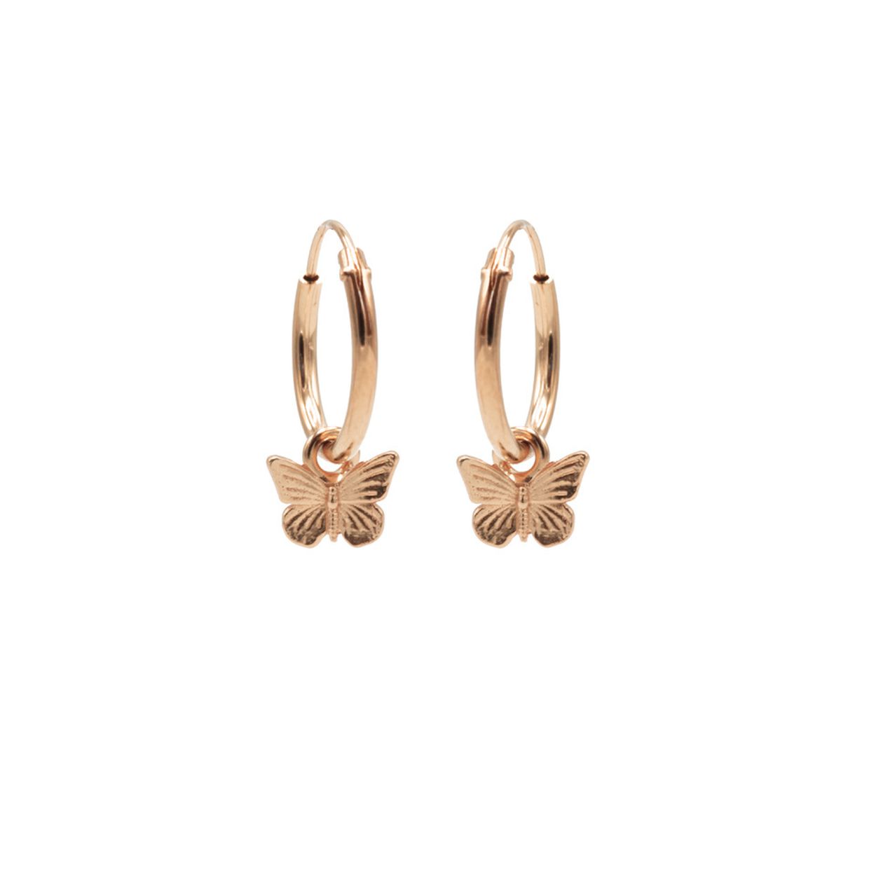 Oorhangers Symbols Butterfly Rosekleurig