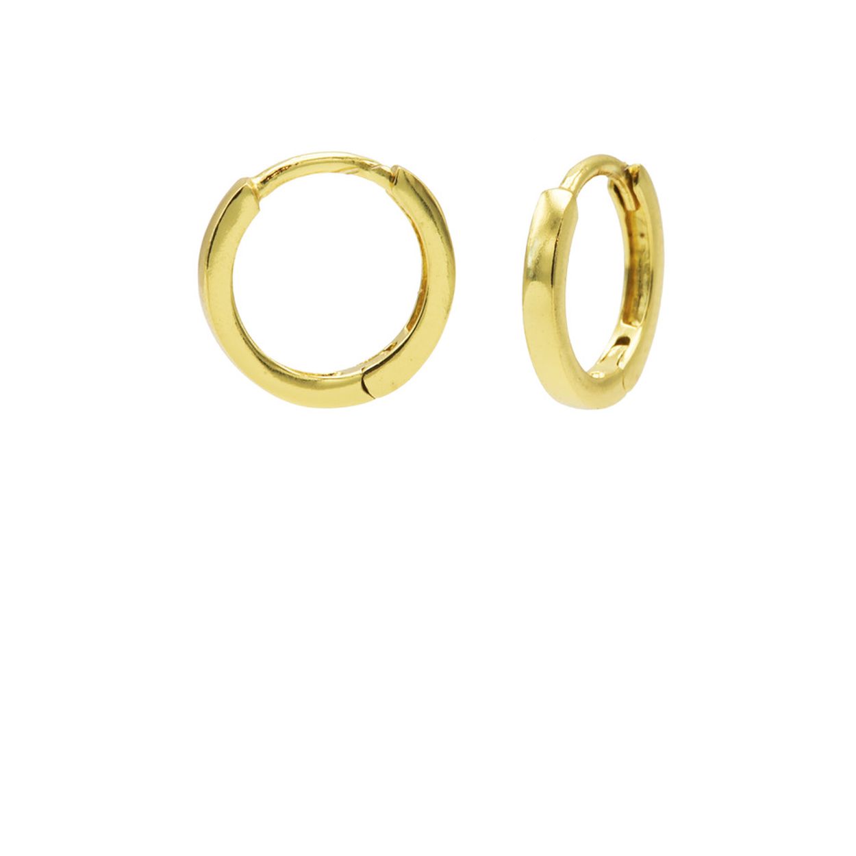 M3146GP Karma oorringen | zilver verguld | 12mm