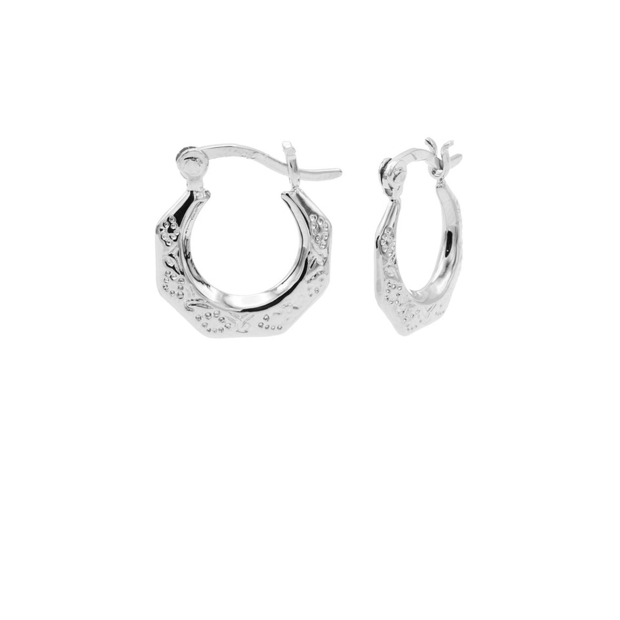 Plain Creolen Edit 14MM Zilver