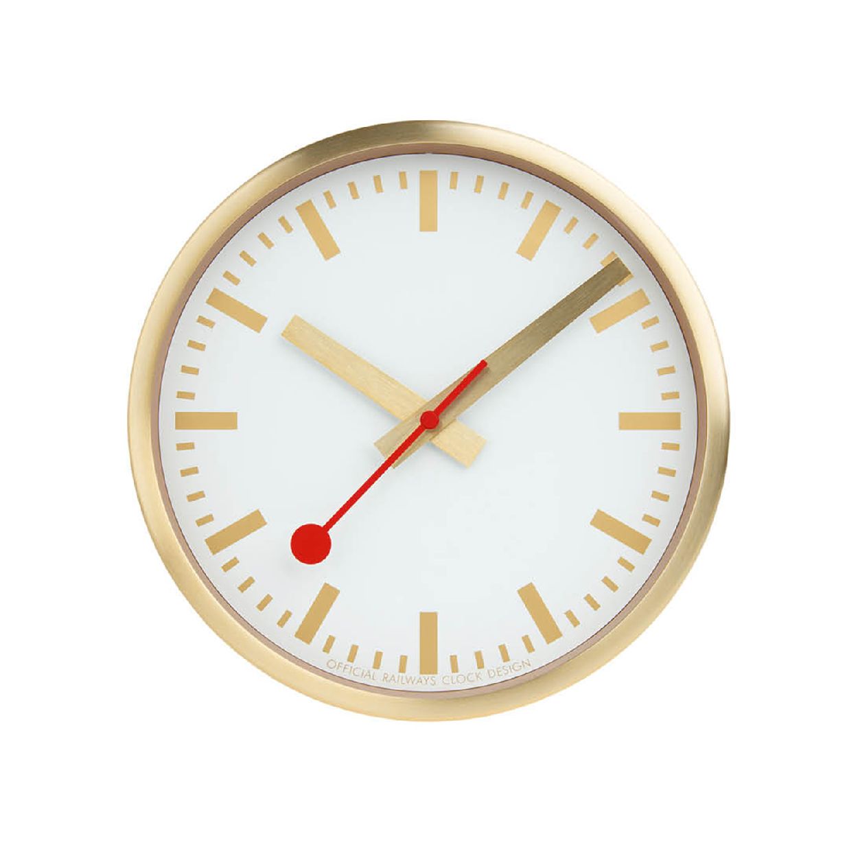 Mondaine M990.CLOCK.17SBV Clock
Deze�Mondaine SBB Clock Pure is zilverkleurig en gemaakt van gematteerd aluminium. Voor de liefhebbers bevat deze wandklok geen logo. Bovendien is de�witte wijzerplaat ge�nspireerd op de originele Zwitserse stationsklok. Verder heeft deze klok een kastdiameter van 25cm. Daarnaast tikt de secondewijzer met het kenmerkende rode bolletje iedere seconde een stapje verder.�Ten slotte loopt het uurwerk op 1AA batterij. Bij de Mondaine wandklok wordt er geen batterij meegeleverd.

