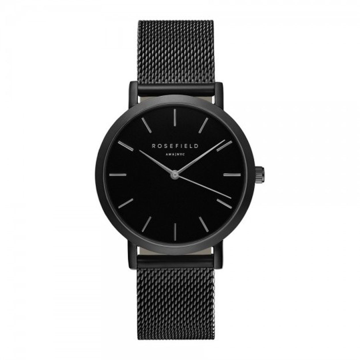 Paying tribute to an exciting street in one of NYC's signature shopping destinations, the MERCER collection features stainless steel mesh straps for an exquisite look that suits this fashionable neighborhood.