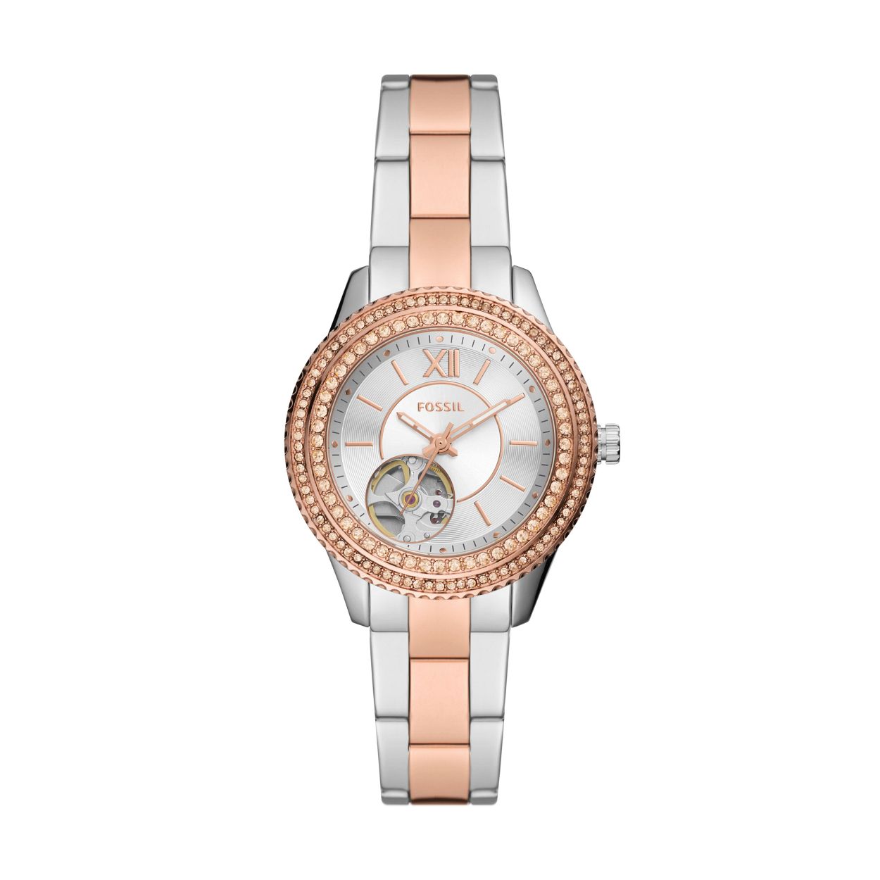 Dit dameshorloge is van het merk Fossil. Het is een horloge gemaakt van edelstaal. De diameter van de kast is34 mm dik.
De verdere specificaties van het horloge zijn als volgt:
Bandbreedte (mm): 16
Kastmateriaal: edelstaal
Kastkleur: Zilver
Wijzerplaatkleur: Zilver
Band materiaal: Edelstaal
Bandkleur: Zilver
Anti allergiscg: Nee
