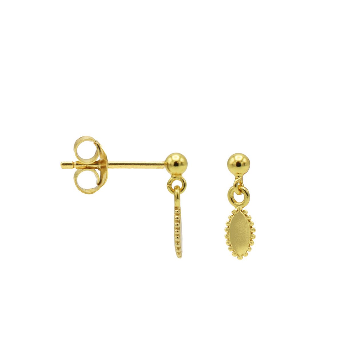 Hanging Symbols Pointy Ovaal Goud verguld