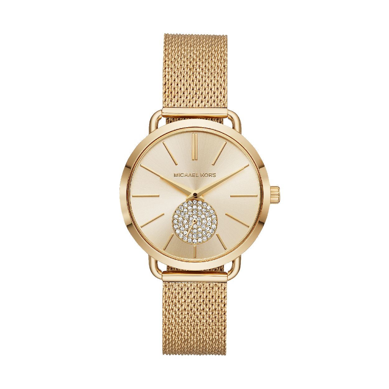 Dit dameshorloge is van het merk Michael Kors. Het is een  horloge met een band gemaakt van edelstaal. De diameter van de kast is 36 mm.
De verdere specificaties van het horloge zijn als volgt:
Bandbreedte (mm): 16
Kastmateriaal: edelstaal
Techniek: quartz
