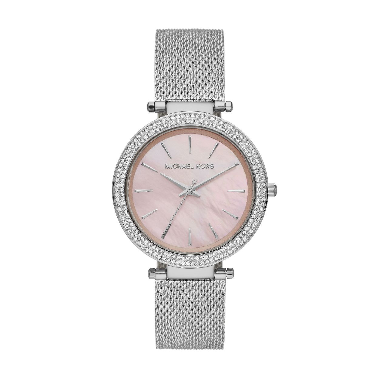 Dit dameshorloge is van het merk Michael Kors. Het is een  horloge met een band gemaakt van edelstaal. De diameter van de kast is 39 mm.
De verdere specificaties van het horloge zijn als volgt:
Bandbreedte (mm): 12
Kastmateriaal: edelstaal
Techniek: quartz