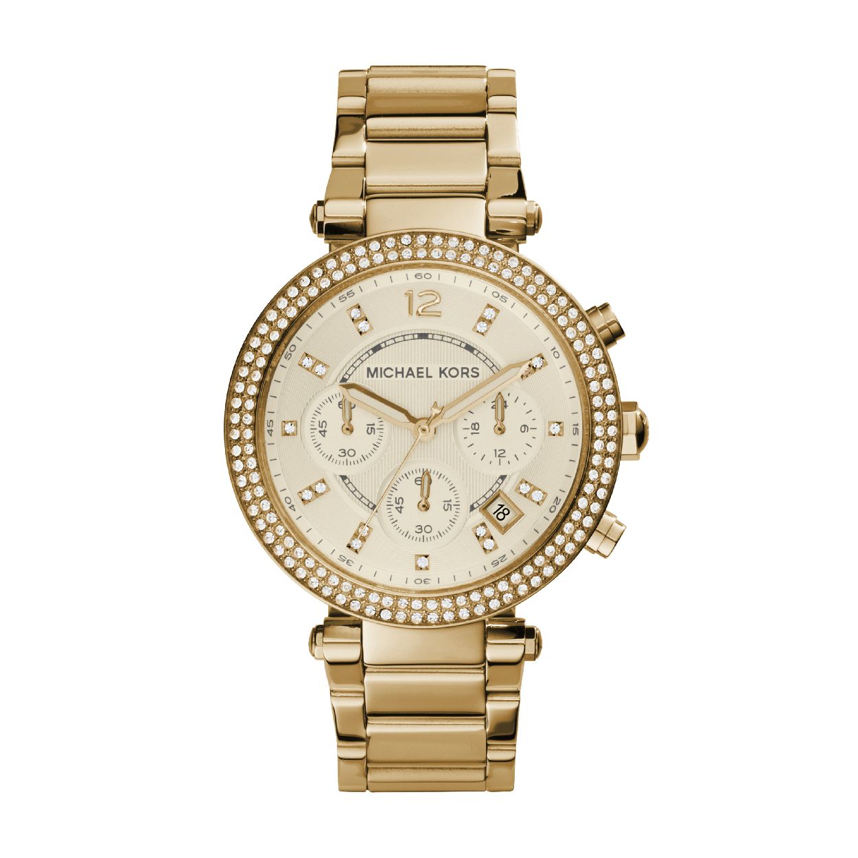 Dit dameshorloge is van het merk Michael Kors. Het is een chrono horloge met een band gemaakt van edelstaal. De diameter van de kast is 39 mm.
De verdere specificaties van het horloge zijn als volgt:
Bandbreedte (mm): 20
Kastmateriaal: edelstaal
Techniek: quartz