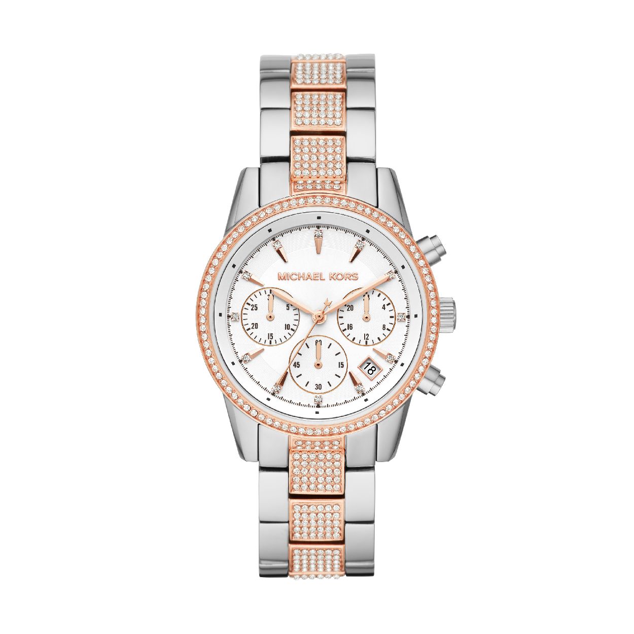 De MICHAEL KORS HORLOGE DAMES MK6651 is een elegant horloge met een roségouden band en kast. Het horloge heeft een stijlvolle uitstraling en is voorzien van een chronograaf en datumweergave. Het beste is om dit horloge te dragen bij formele gelegenheden of als een chique accessoire voor dagelijks gebruik. Stijlvol en functioneel, dit horloge zal zeker de aandacht trekken. Bestel nu en voeg een vleugje luxe toe aan je outfit!