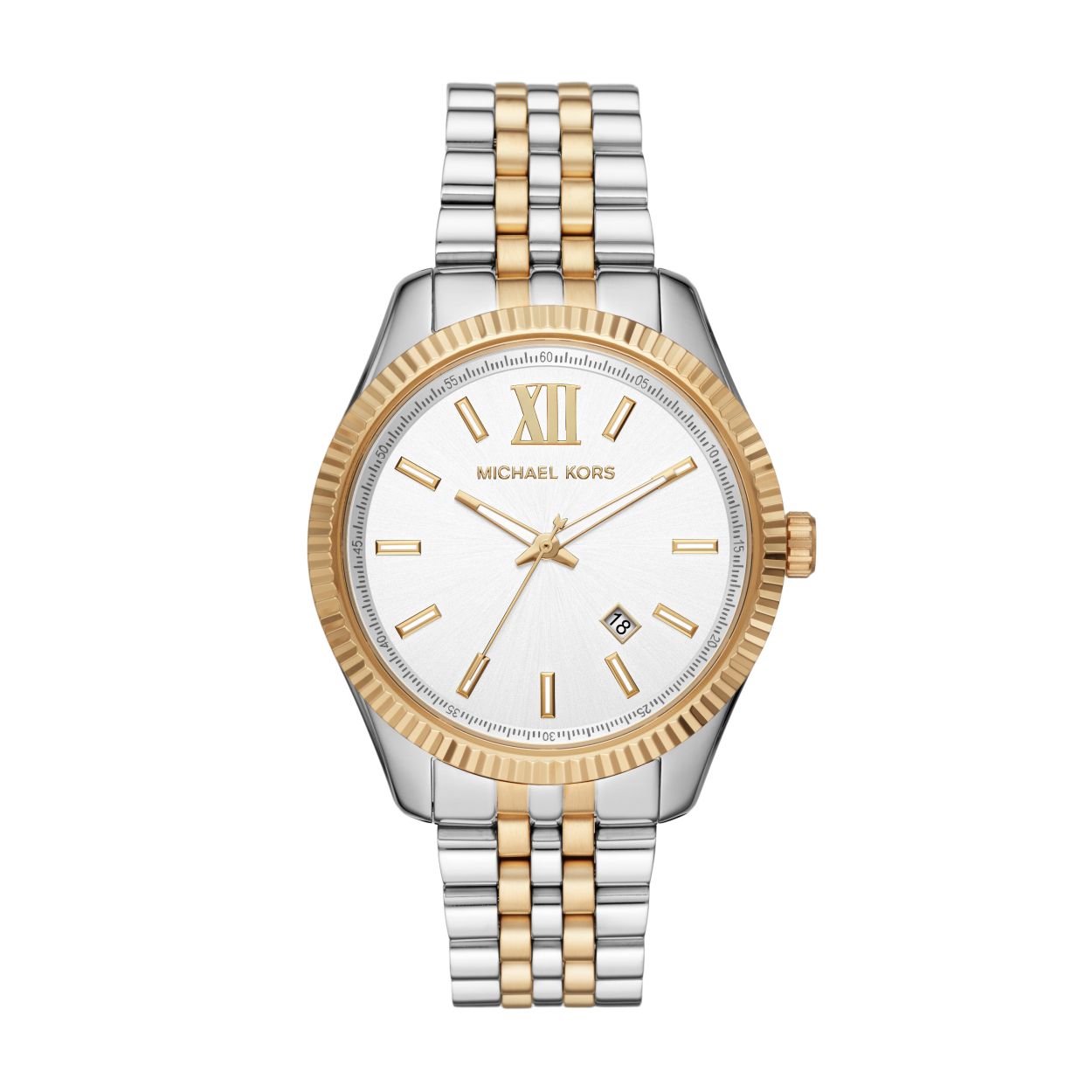 De Michael Kors MK8752 is een prachtig horloge voor heren. Dit zilverkleurig model past bij elke outfit!