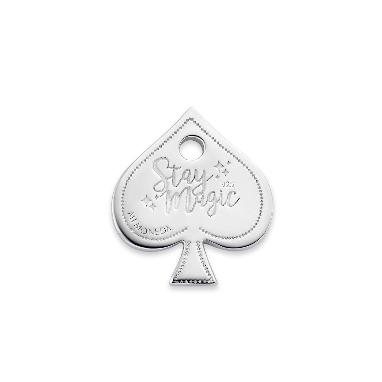 MMM ACE TAG 20MM 925 ZILVER MET SWAROVSKI CRYSTALS