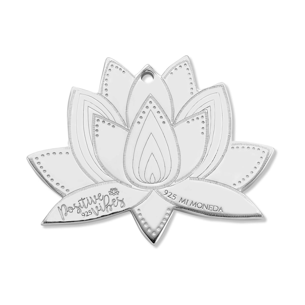 MMM LOTUS TAG 20MM 925 ZILVER