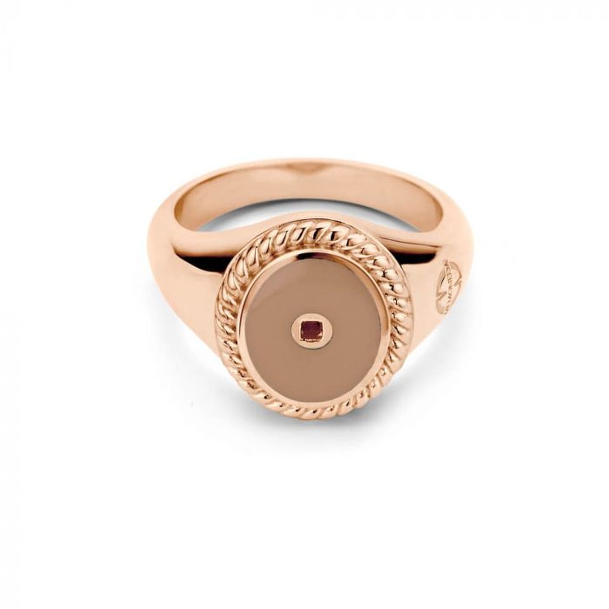 i Moneda rosekleurig met taupe