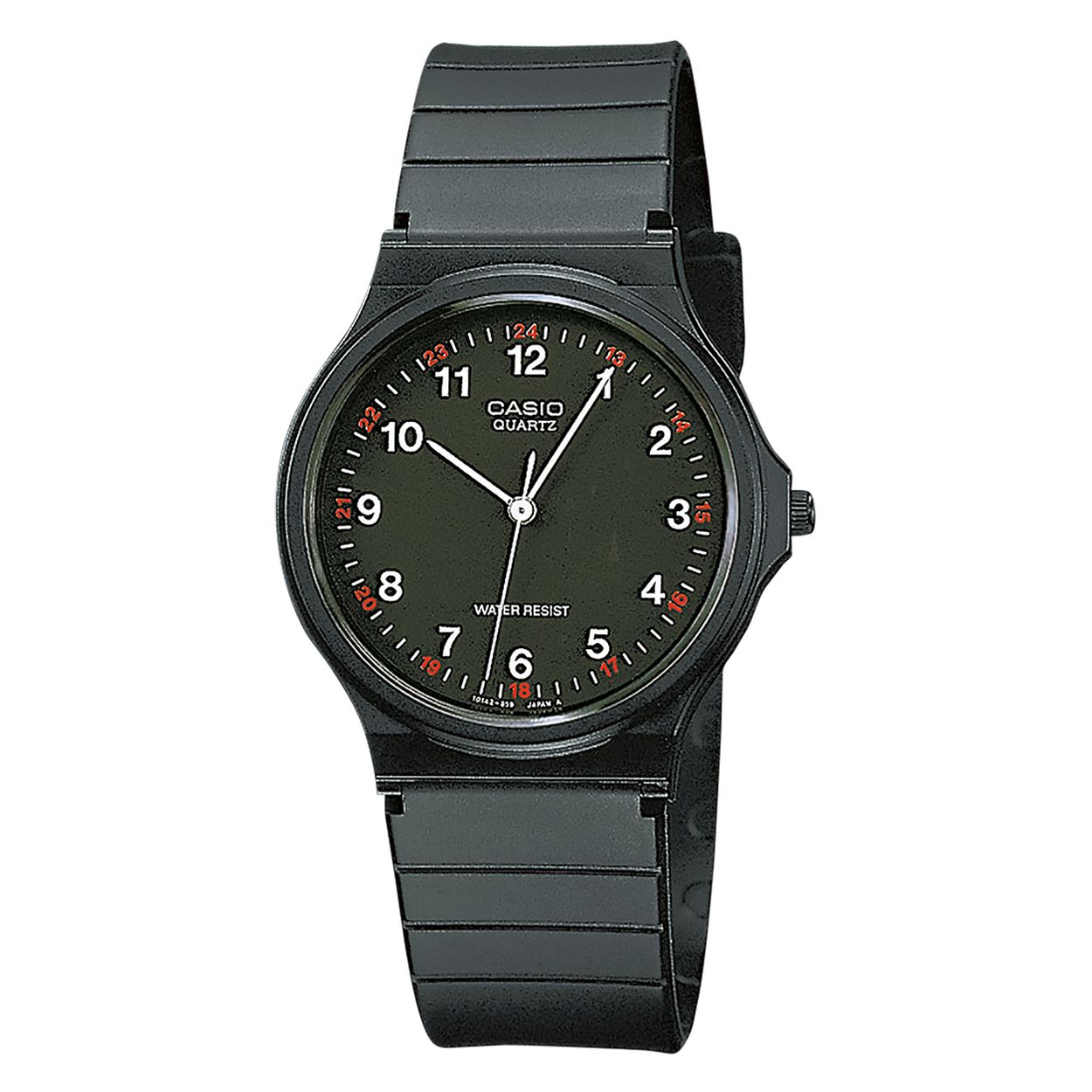 Dit is een horloge van het merk casio collection men. Het is een analoog horloge.