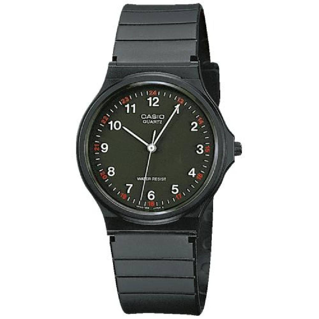 Dit is een horloge van het merk casio collection men. Het is een analoog horloge.