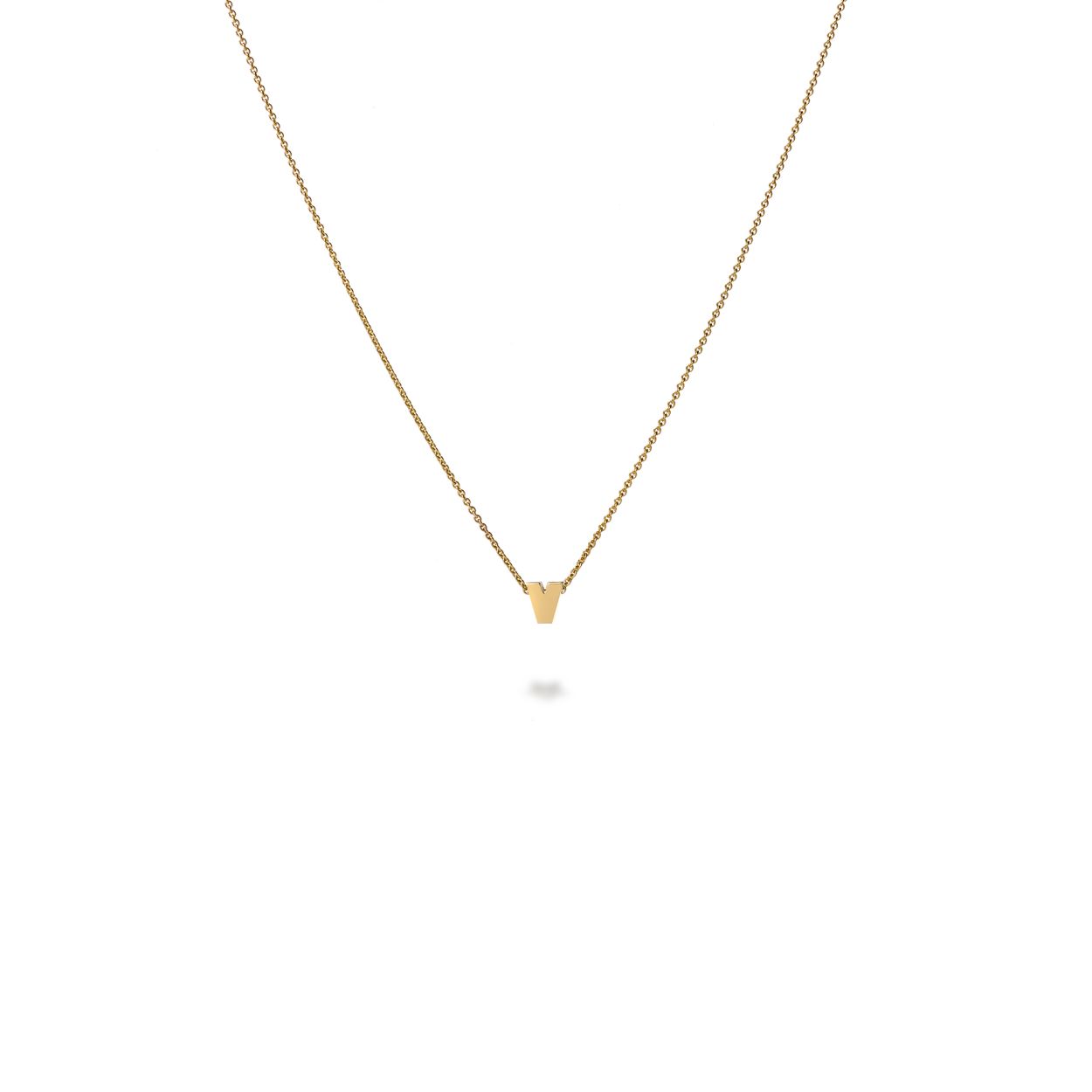 Collier C�est moi letter 14kts goud