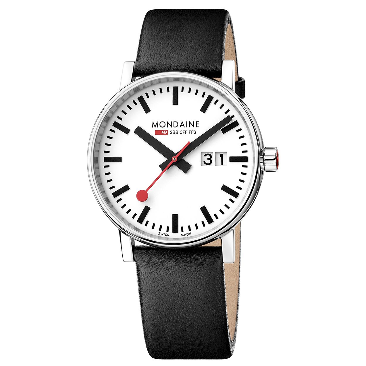 Mondaine Quartz MSE.40210.LB Unisex - 40mm