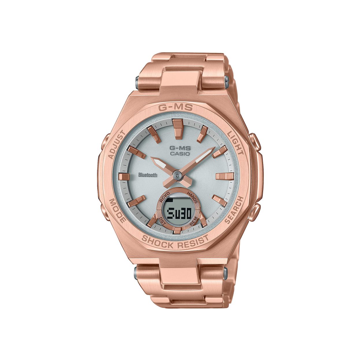 Dit dameshorloge is van het merk Casio. Het is een horloge gemaakt van edelstaal. De diameter van de kast is37.2 mm en de kast is 9.7 mm dik.
De verdere specificaties van het horloge zijn als volgt:
Glassoort: mineraal
Bandbreedte (mm): 19.7
Kastmateriaal: edelstaal
Waterdichtheid: 10 ATM
Techniek: quartz