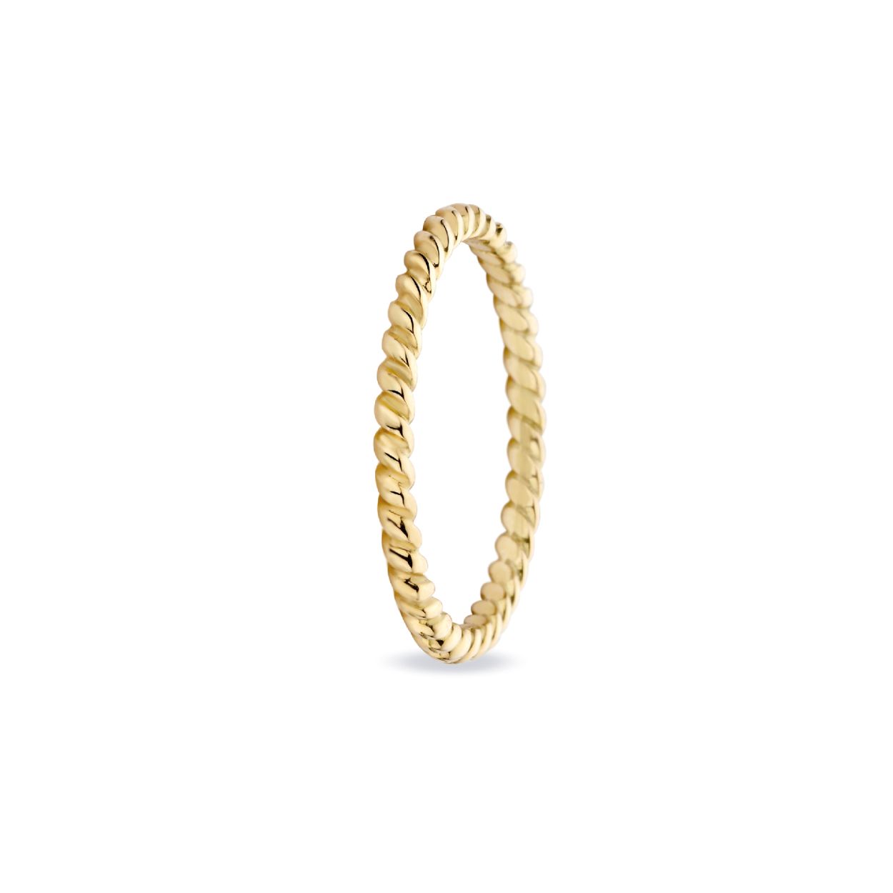 Ring Luus 14kts goud, band tors