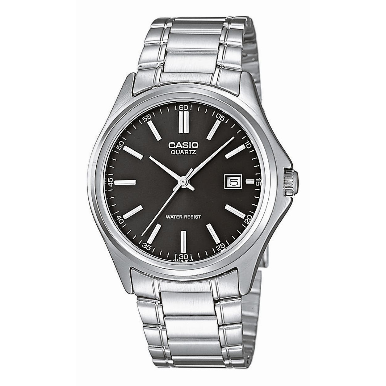 Dit herenhorloge is van het merk Casio. Het is een analoog horloge gemaakt van edelstaal
De verdere specificaties van het horloge zijn als volgt:
Glassoort: mineraal
Kastmateriaal: edelstaal
Waterdichtheid: 3 ATM
Kastkleur: Zilver
Bandmateriaal: Edelstaal
Bandkleur: Zilver
Kastmaat: 39
Wijzerplaatkleur: Zwart
Kastvorm: Rond
Sluiting: Druksluiting