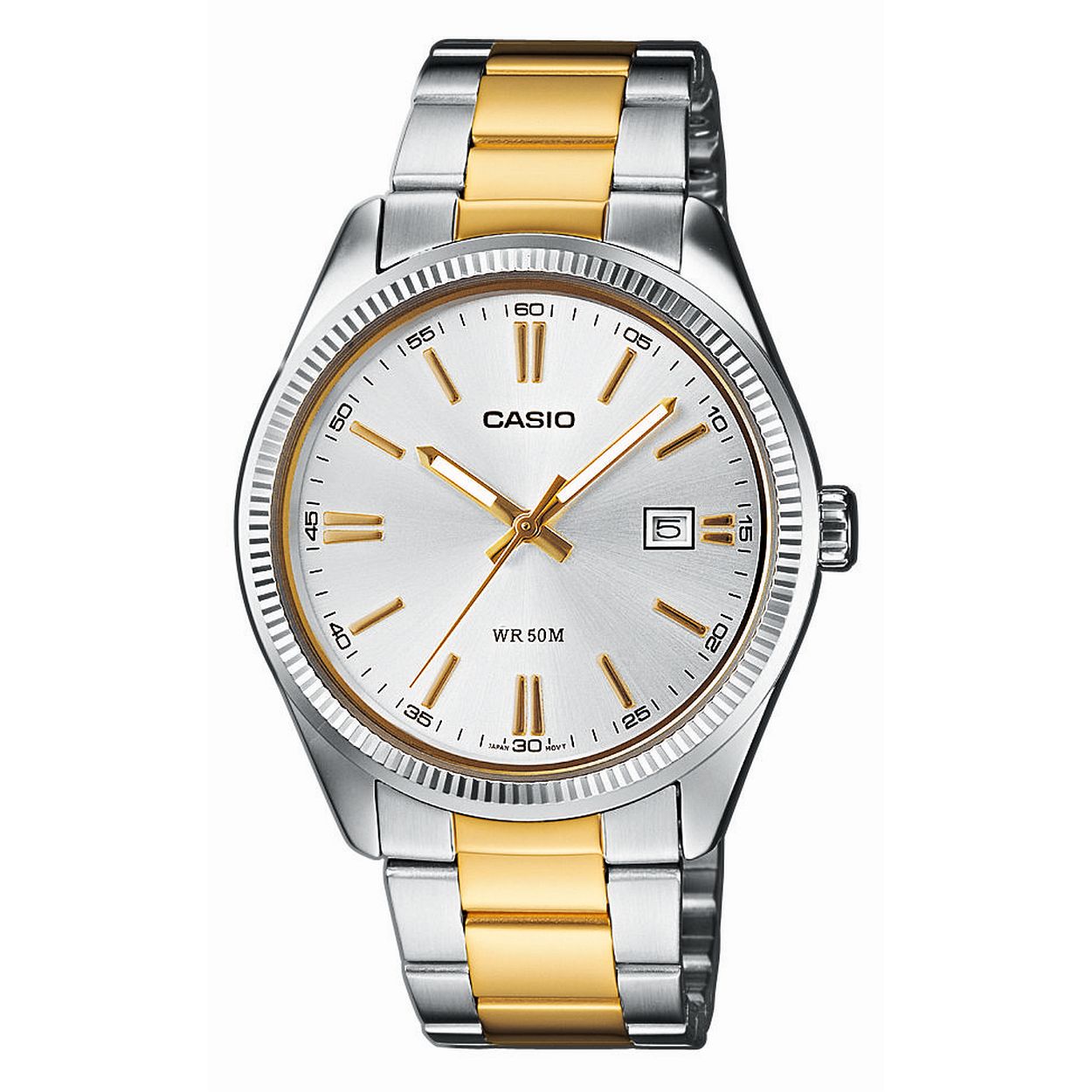 Dit herenhorloge is van het merk Casio. Het is een analoog horloge gemaakt van edelstaal
De verdere specificaties van het horloge zijn als volgt:
Glassoort: mineraal
Kastmateriaal: edelstaal
Waterdichtheid: 5 ATM
Kastkleur: Zilver
Bandmateriaal: Edelstaal
Bandkleur: Zilver
Kastmaat: 39
Wijzerplaatkleur: Zilver
Kastvorm: Rond
Sluiting: Druksluiting