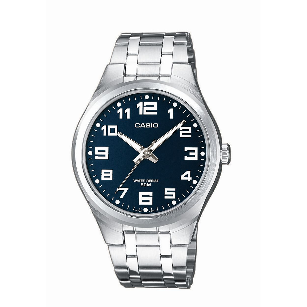 Dit herenhorloge is van het merk Casio. Het is een analoog horloge gemaakt van edelstaal
De verdere specificaties van het horloge zijn als volgt:
Glassoort: mineraal
Kastmateriaal: edelstaal
Waterdichtheid: 5 ATM
Kastkleur: Zilver
Bandmateriaal: Edelstaal
Bandkleur: Zilver
Kastmaat: 39
Wijzerplaatkleur: Blauw
Kastvorm: Rond
Sluiting: Druksluiting