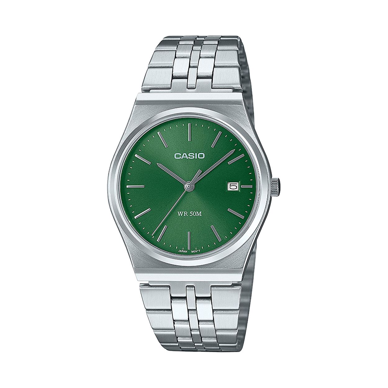 Dit is een horloge van het merk Casio uit de collectie CASIO TIMELESS COLLECTION Men.
De eigenschappen/specificaties van dit horloge zijn als volgt:
- Datumweergave
- Mineraalglas
- Massieve roestvrijstalen kast
- Edelstalen armband
- Veiligheidssluiting
- Classificatie waterbestendigheid (5 bar)
