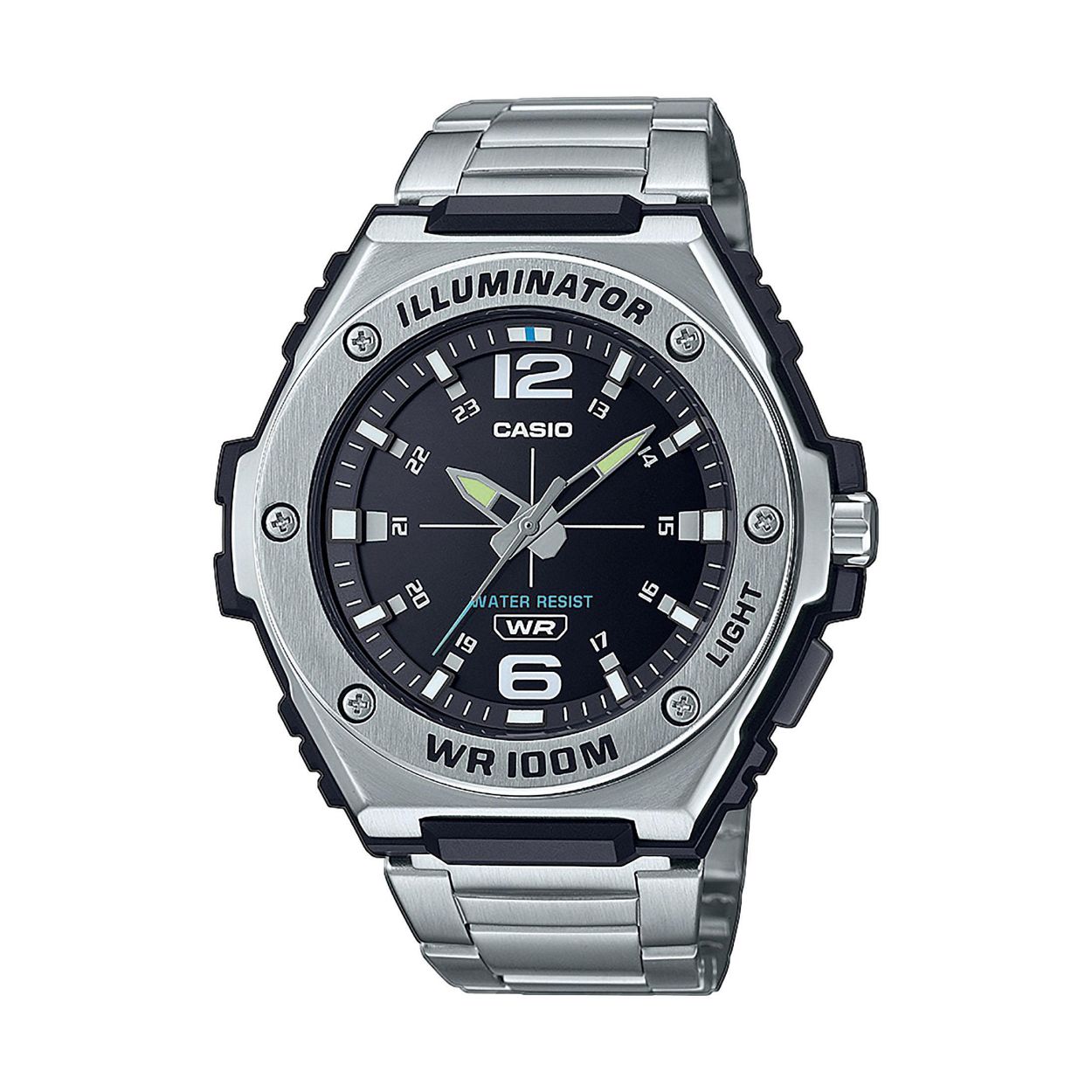 Dit herenhorloge is van het merk Casio. Het is een analoog horloge gemaakt van edelstaal
De verdere specificaties van het horloge zijn als volgt:
Glassoort: acryl
Kastmateriaal: edelstaal
Waterdichtheid: 10 ATM
Kastkleur: Zilver
Bandmateriaal: Edelstaal
Bandkleur: Zilver
Kastmaat: 51
Wijzerplaatkleur: Blauw
Kastvorm: Rond
Sluiting: Druksluiting