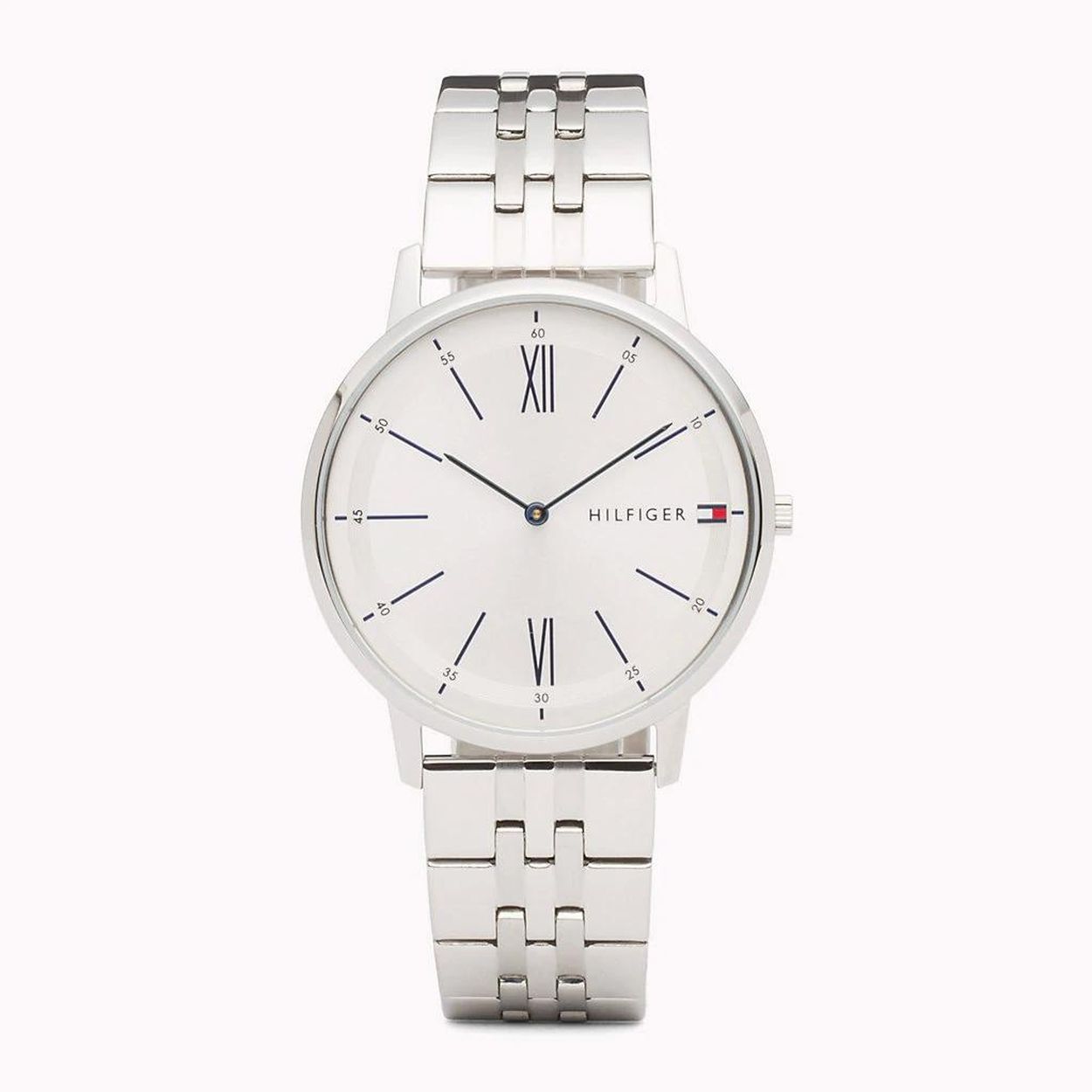 Tommy Hilfiger heren horloge
Stalen kast met witte wijzerplaat
Stalen schakelband
3 ATM waterdicht