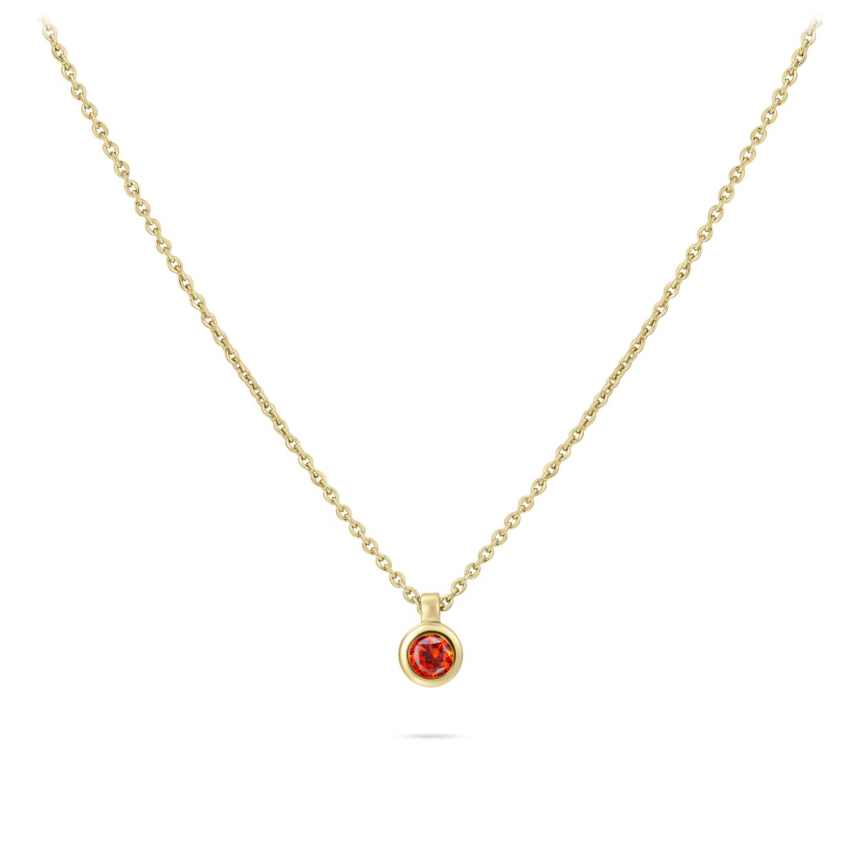 Collier uit de Daily Essentials collectie van Gisser Jewels gemaakt van Geel Goud Verguld Zilver. De lengte x breedte is 5 mm.