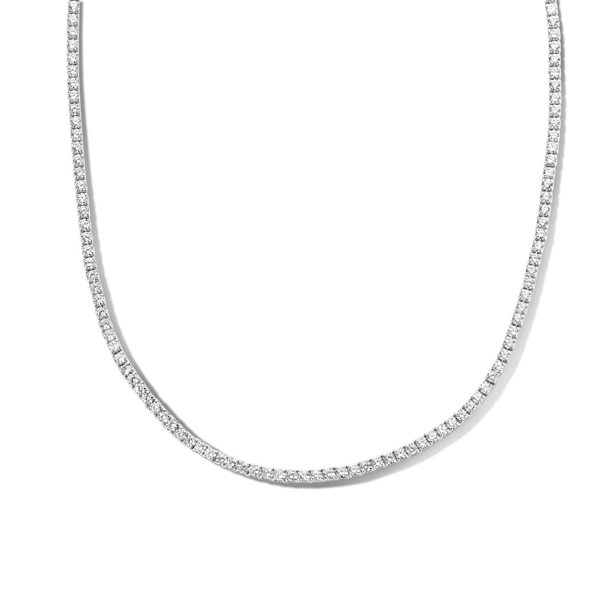 Naiomy Silver Zilveren Halsketting gezet met zirkonium