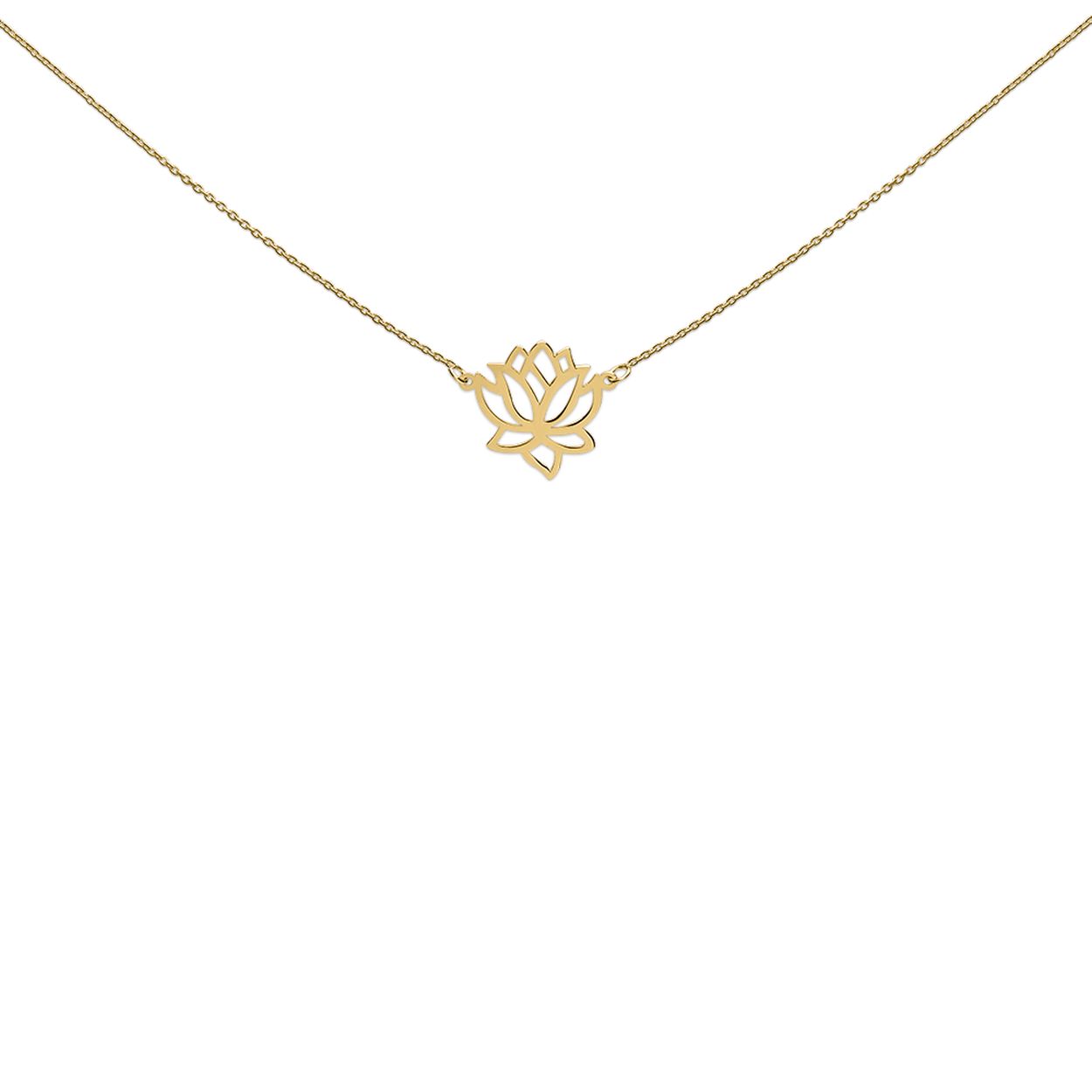 Heart To Get Ng03Lot18 Ketting Goudkleurig Lotus