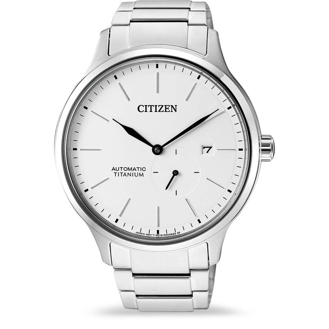 Algemeen
Geslacht: heren
Model: NJ0090-81A

Voordelen
- bewegingsenergie
- band titanium zilver
- wijzerplaat wit met zilvere streepjes
- geschikt voor mensen met een allergie
- draagcomfort door licht gewicht
- glas is zeer krasvast
- datum
- maat kast 41,5mm (breedte) 11mm (dikte)




