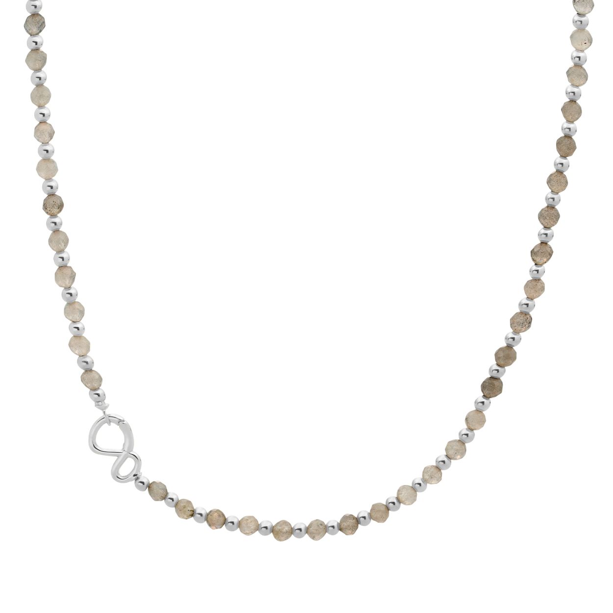 Link Ketting - Zilver - Labradorite