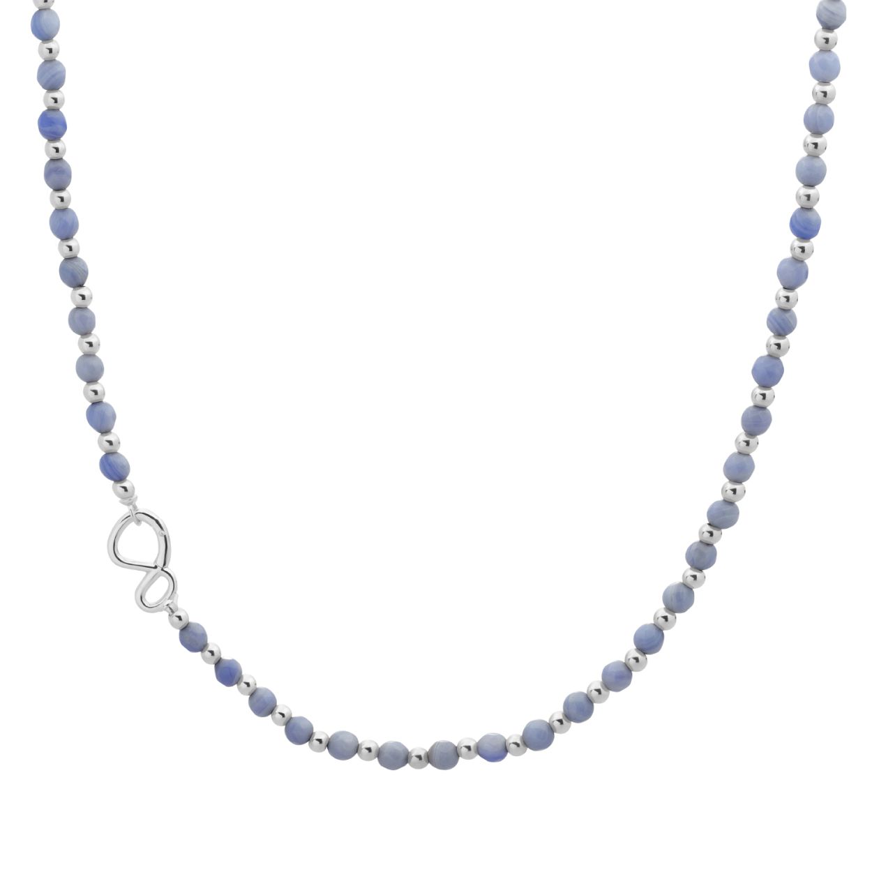 Link Ketting - Zilver - Blue Aventurine