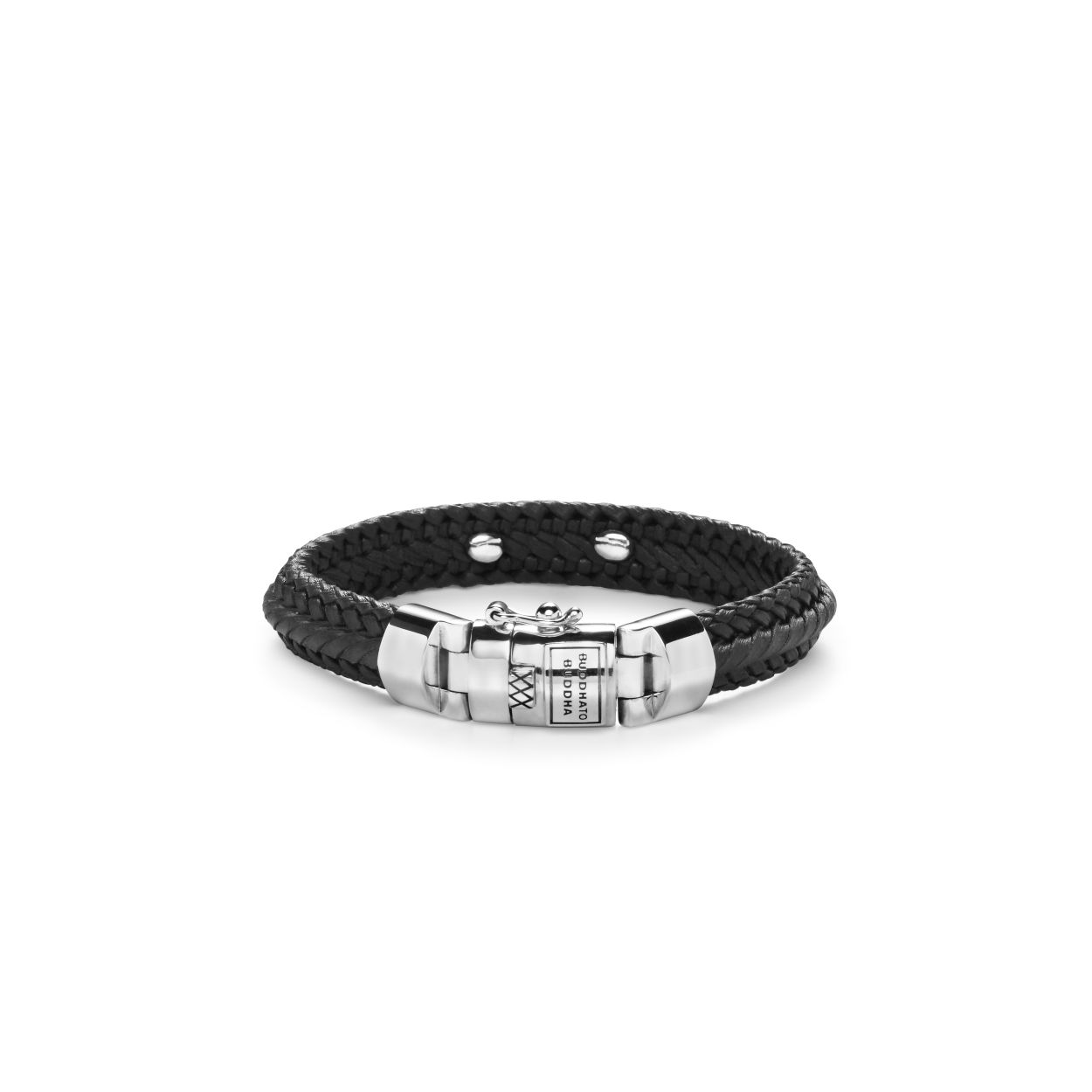Buddha to Buddha 816BL E - Nurul Small Leather Black Bracelet