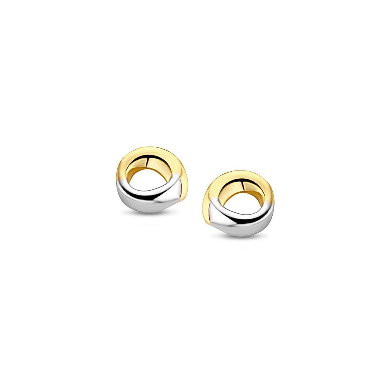 Excellent jewelry 14kt bicolour geel/witgoud