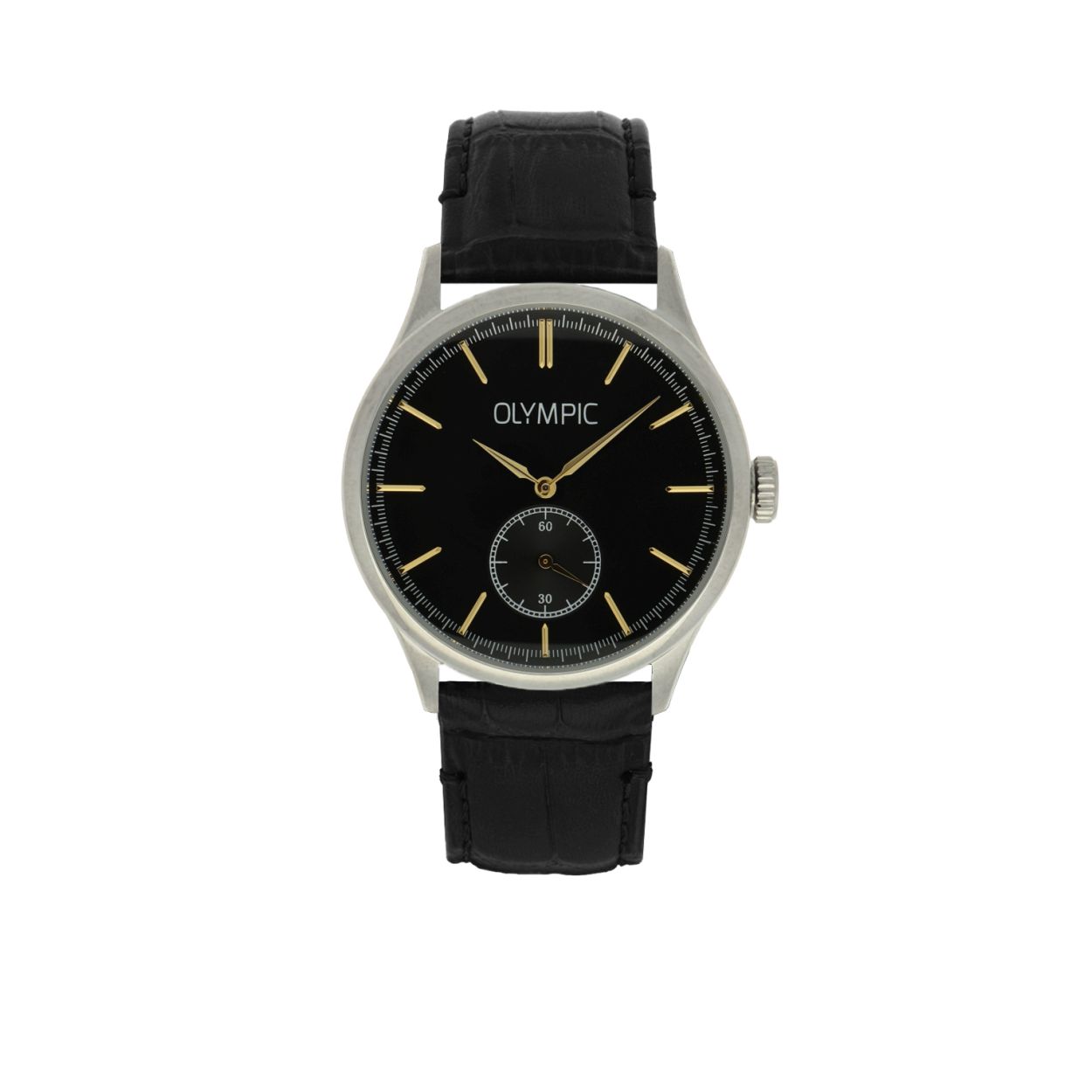 Chique en tijdloos zo laat de Napoli zich het best omschrijven door de zwarte wijzerplaat en gouden indexen valt deze zeker op  De band van het horloge is gemaakt van leer. Of je nu sportief of chique gekleed gaat, dit elegante horloge past bij elke outfit en iedere gelegenheid.:

